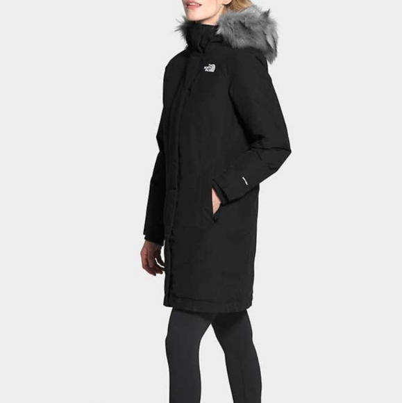 THE NORTH FACE Arctic Down Parka - Women's, BLACK - Picture 3 of 10